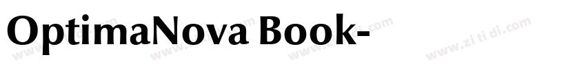 OptimaNova Book字体转换 OptimaNova Book字体转换